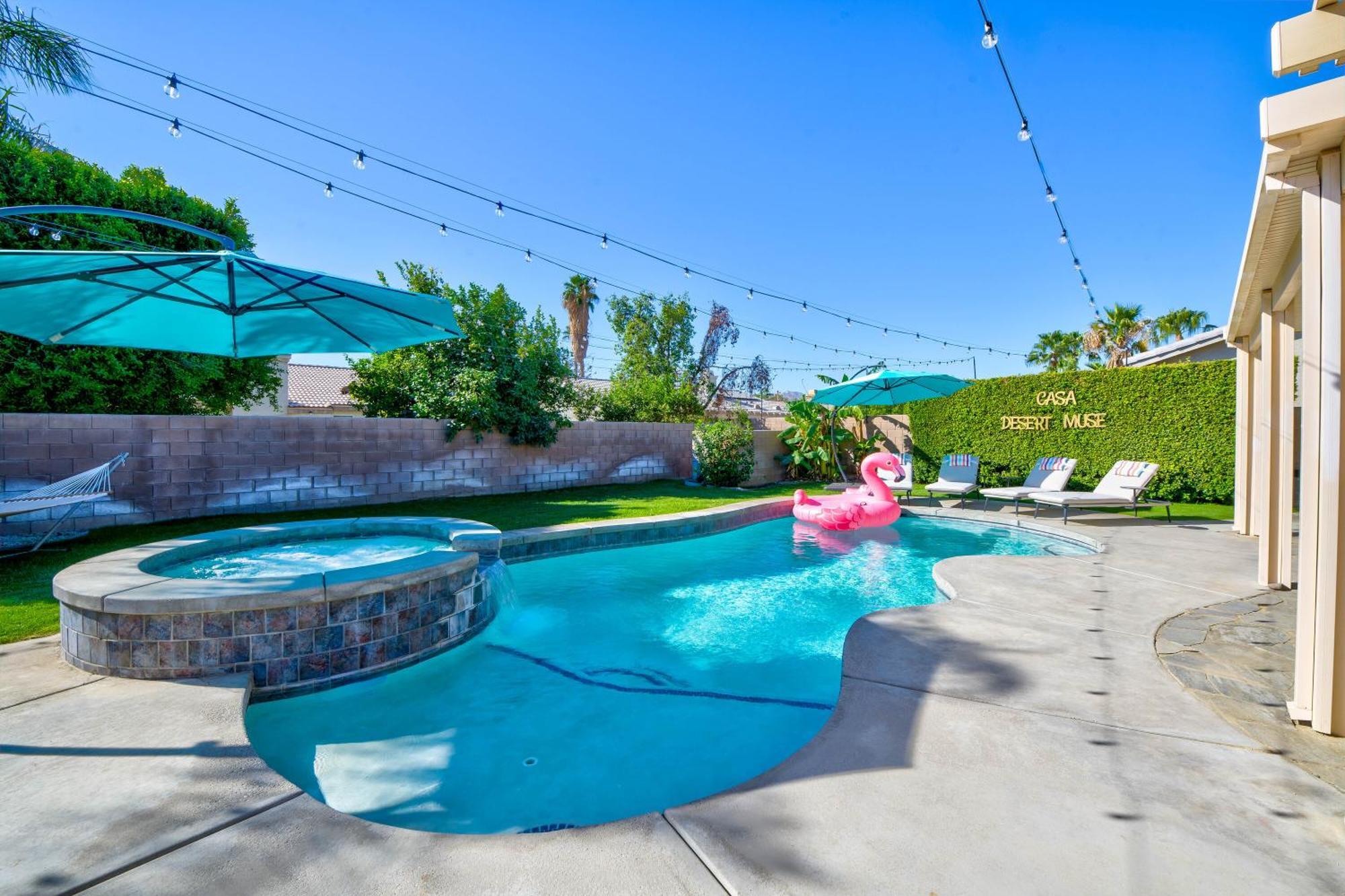 Casa Desert Muse With Heated Pool Spa Firepit Mini Golf And Games Indio Exterior foto